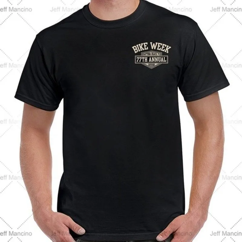 

Men's T-shirts Are Hot Biker Life 2018 Bike Week Daytona Beach Knulehead Men's Fashion T-Shirt