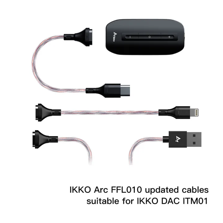 

IKKO Arc FFL010 ITM-IKKOFFL Magnetic Upgrade Wired Earphone Cable In Ear Monitor Gaming Headphone Earbuds Headset IKKO OH10 OH2