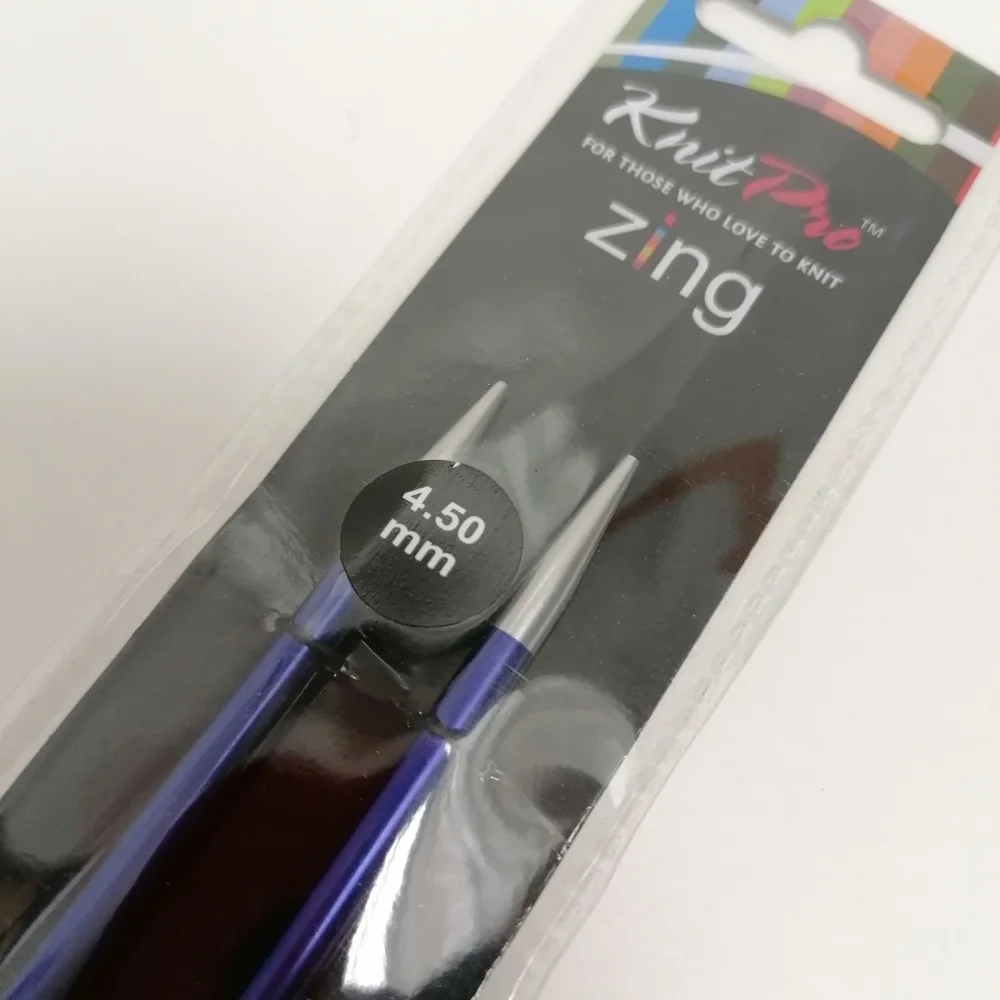 Спицы съемные Knit Pro &quotZing&quot стандарт. для длинны тросика 28-126 cм. | Дом и сад