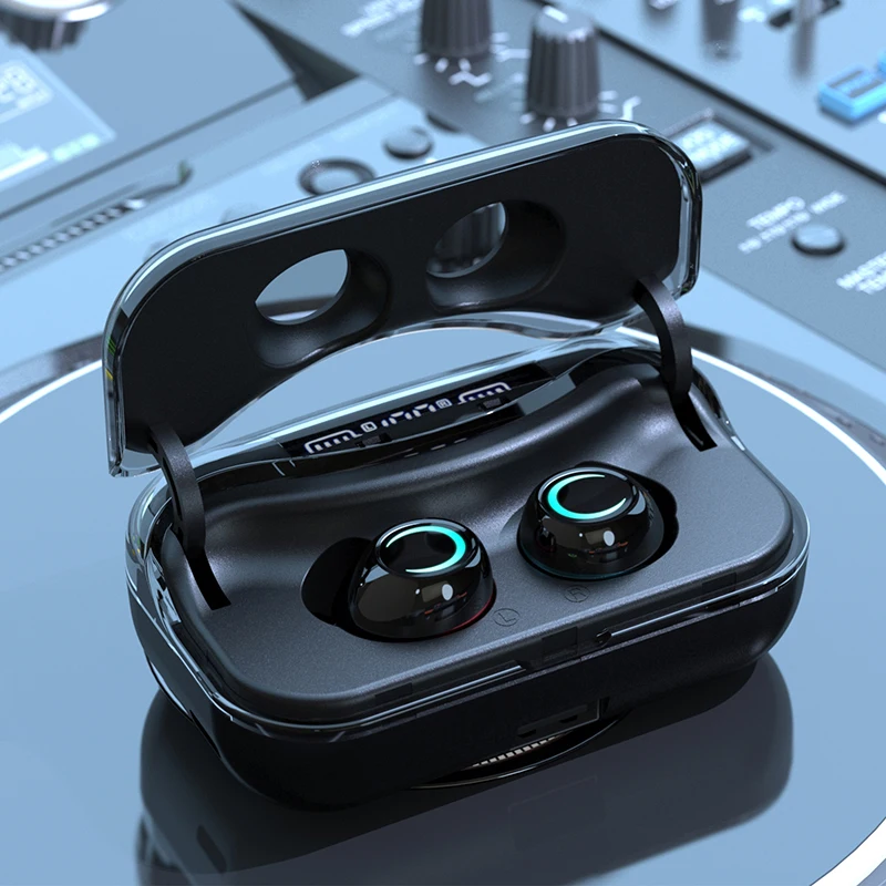 

TWS-наушники с поддержкой Bluetooth и зарядным футляром