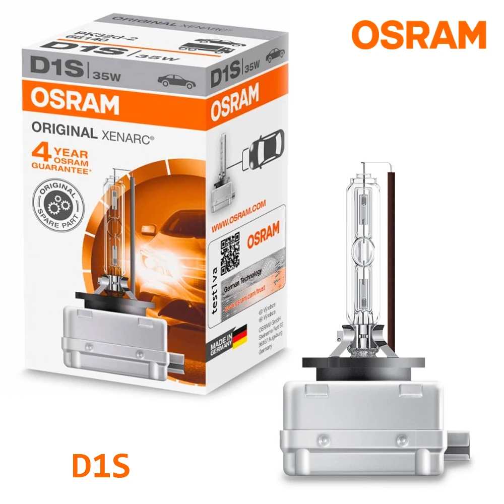 Ксеноновая лампа Osram D1S D2S D3S D4S D8S Xenarc Оригинал 66140 66240 66340 66440 66548 | Автомобили и