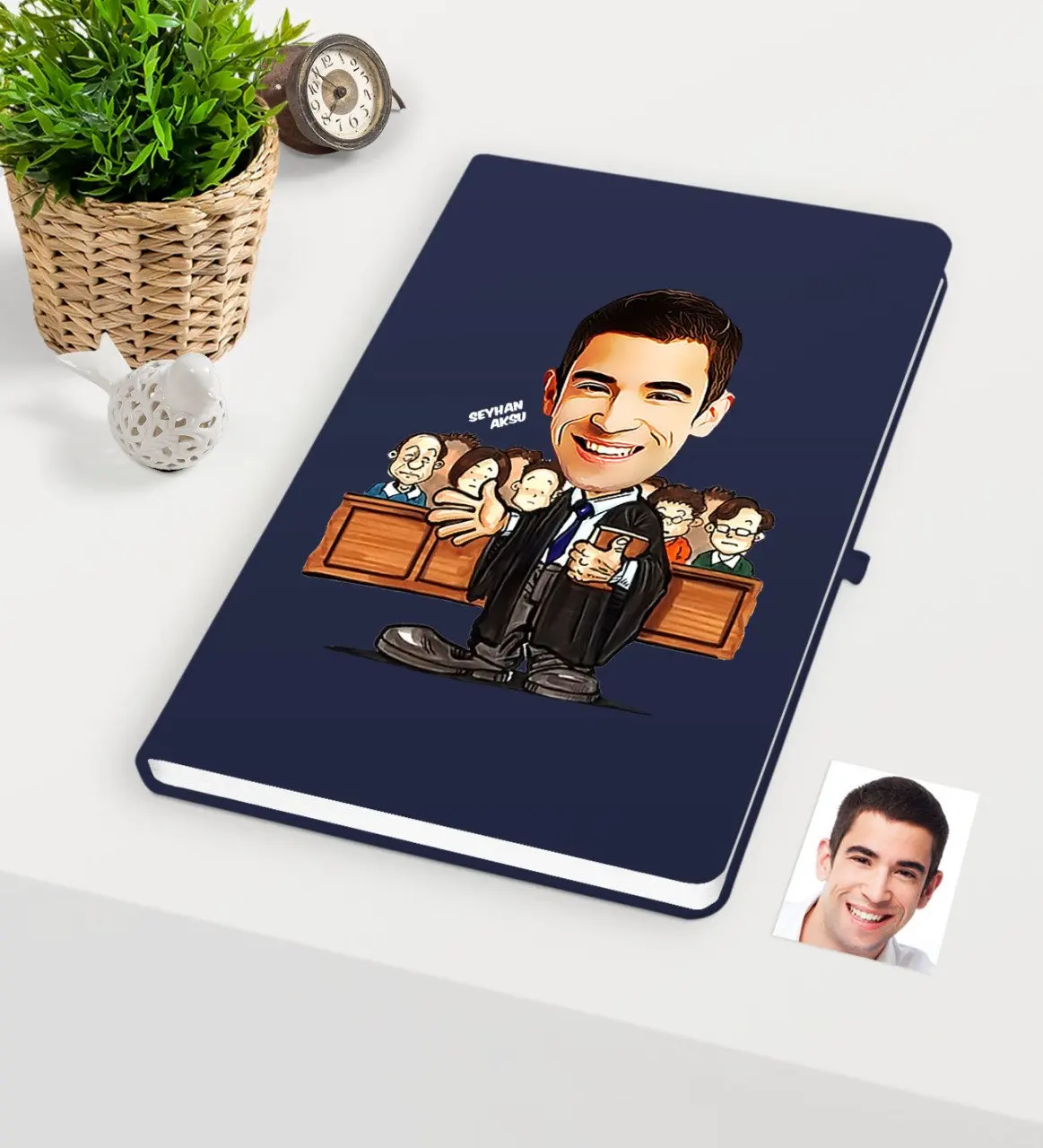 

Персональный Mr attorance Caricature темно-синего цвета notebook-2