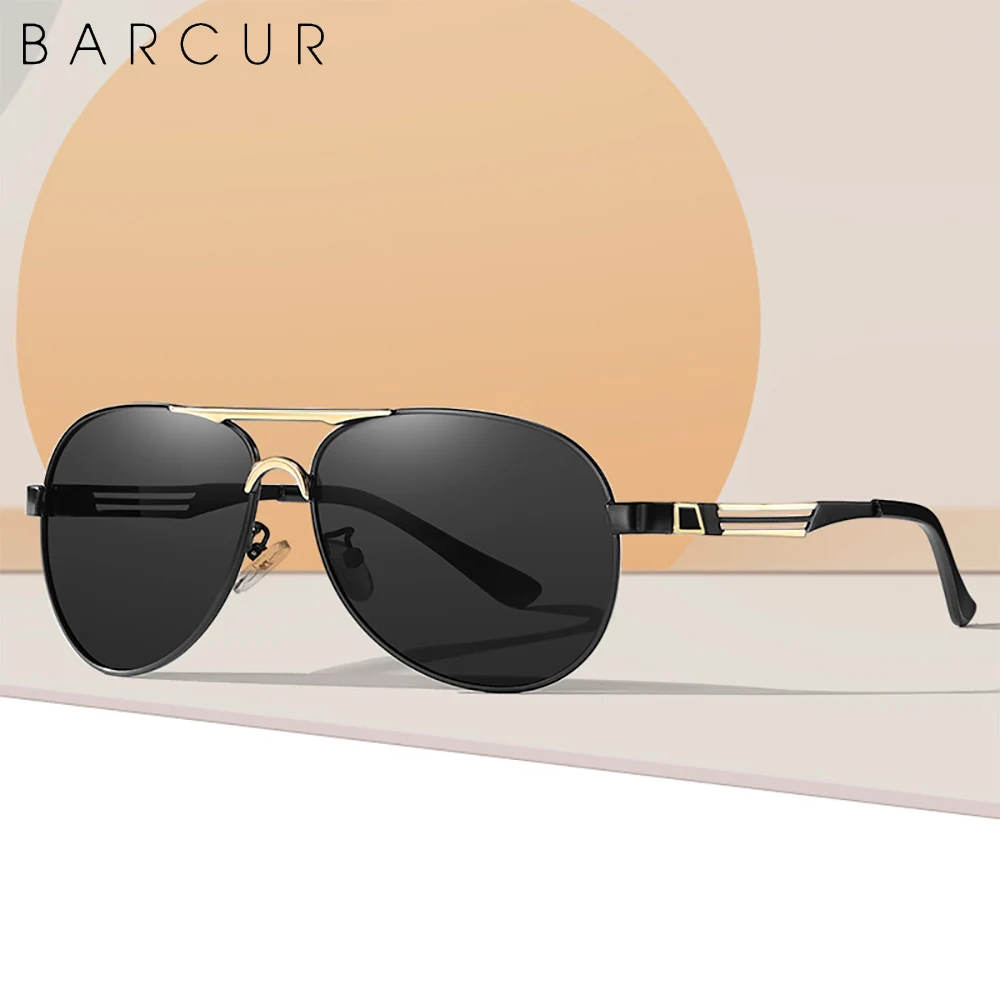 

BARCUR Classic Fashion Polarized Men Women Sunglasses Pilot Style Lens Eyewear Accessories Sun Glasses Driving UV400