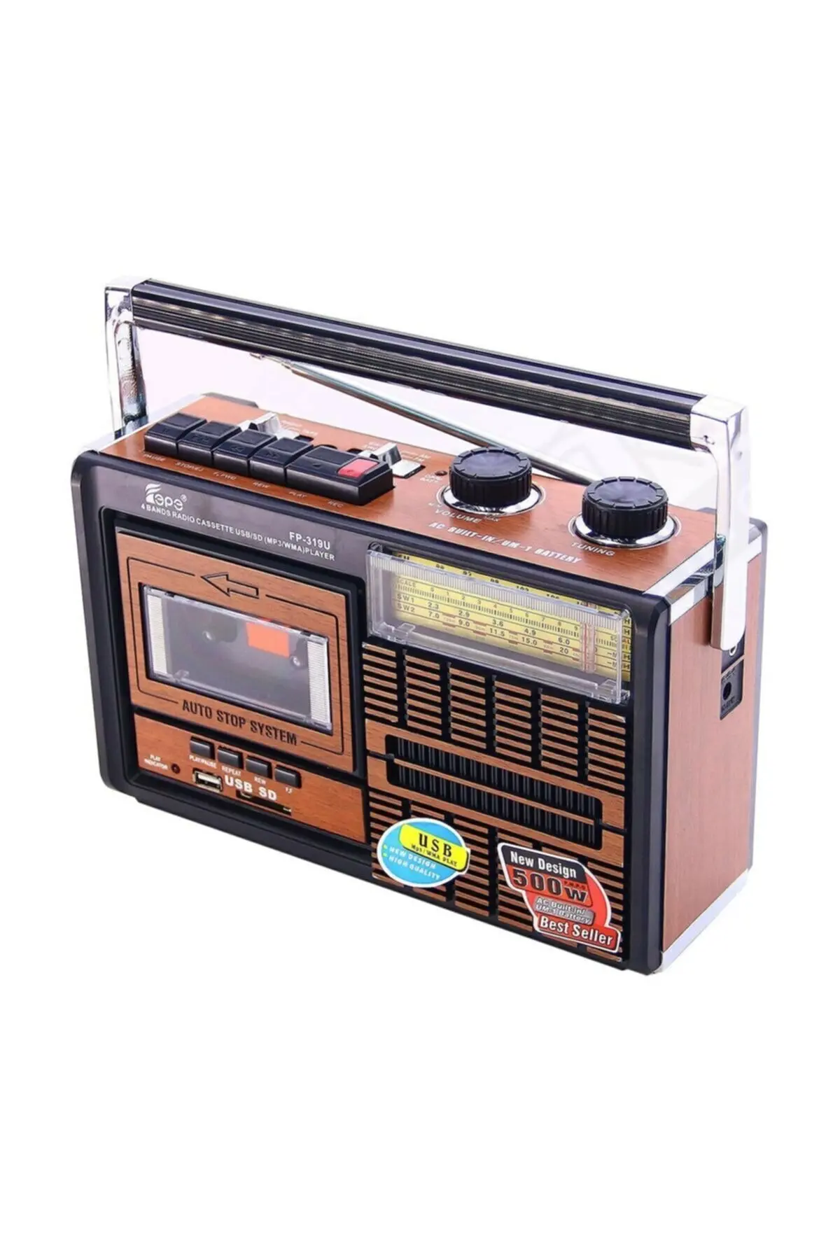 

Retro Usb Fm Radio Cassette Player Music Player