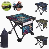 folding fishing chair lightweight picnic camping chair foldable stainless steel oxford cloth convenient fishing accessories