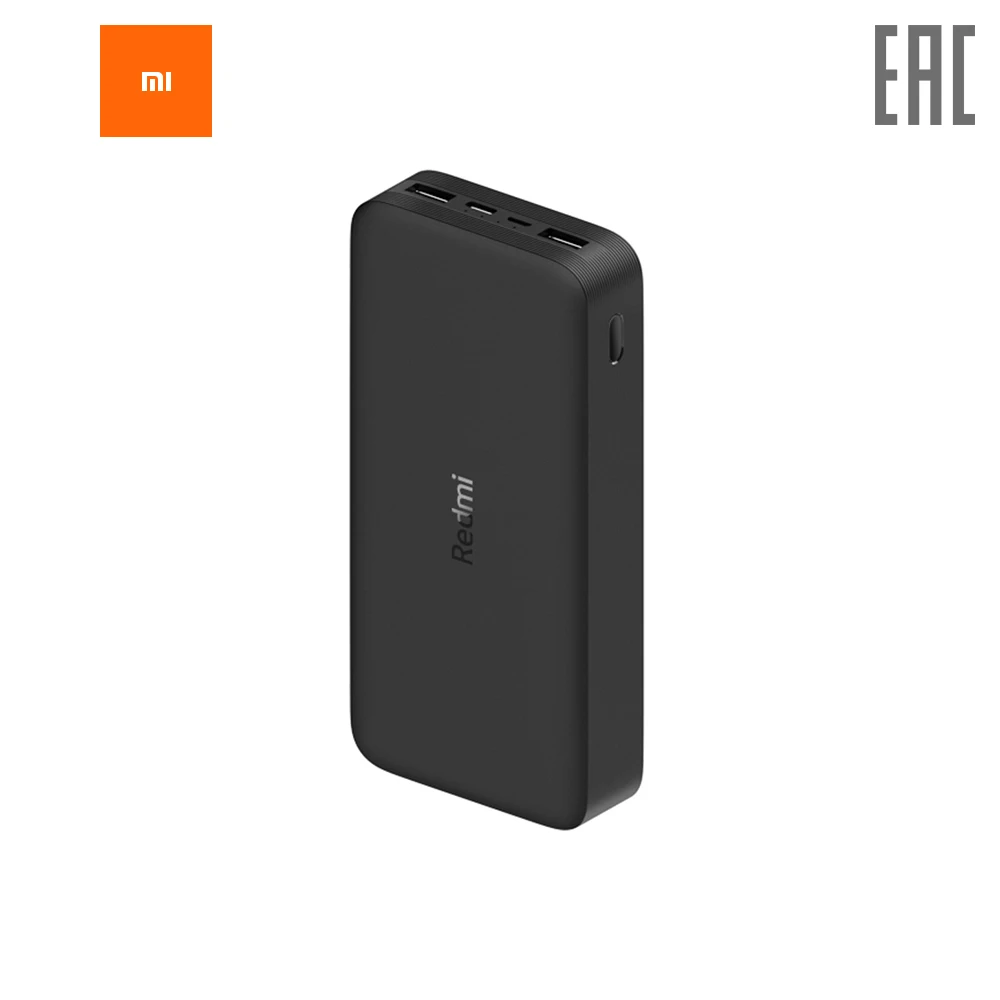  Внешние аккумуляторы Xiaomi 10000mAh Redmi Power Bank Black (VXN4305GL) 