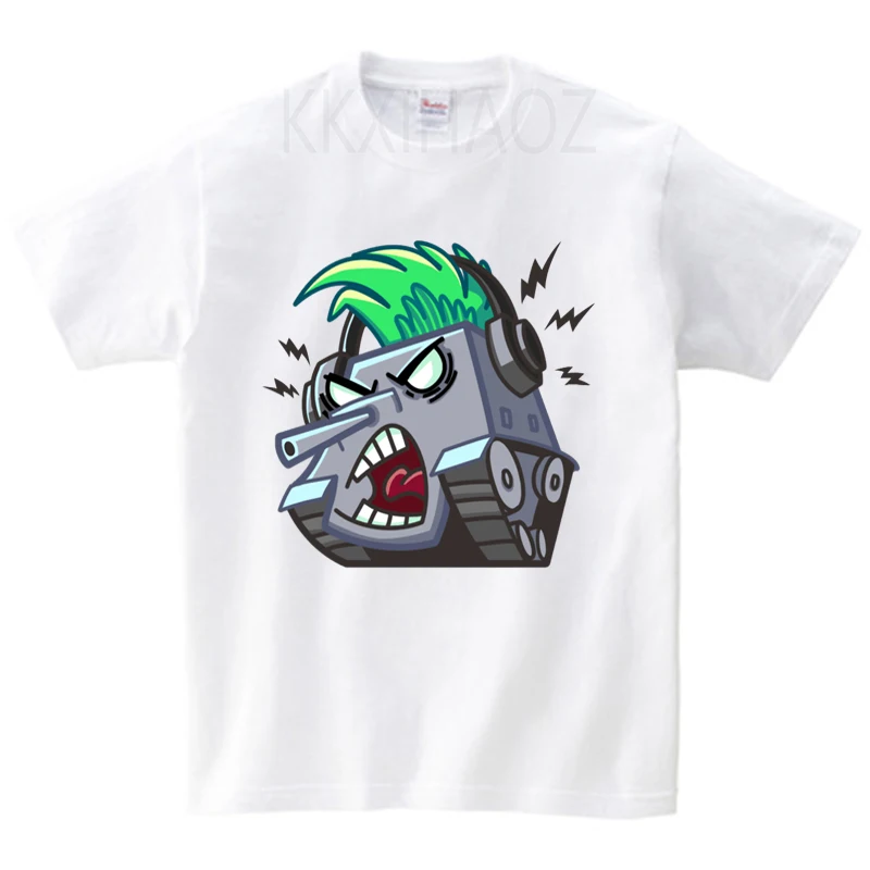 Новая футболка для мальчиков Забавная детская одежда с графическим принтом