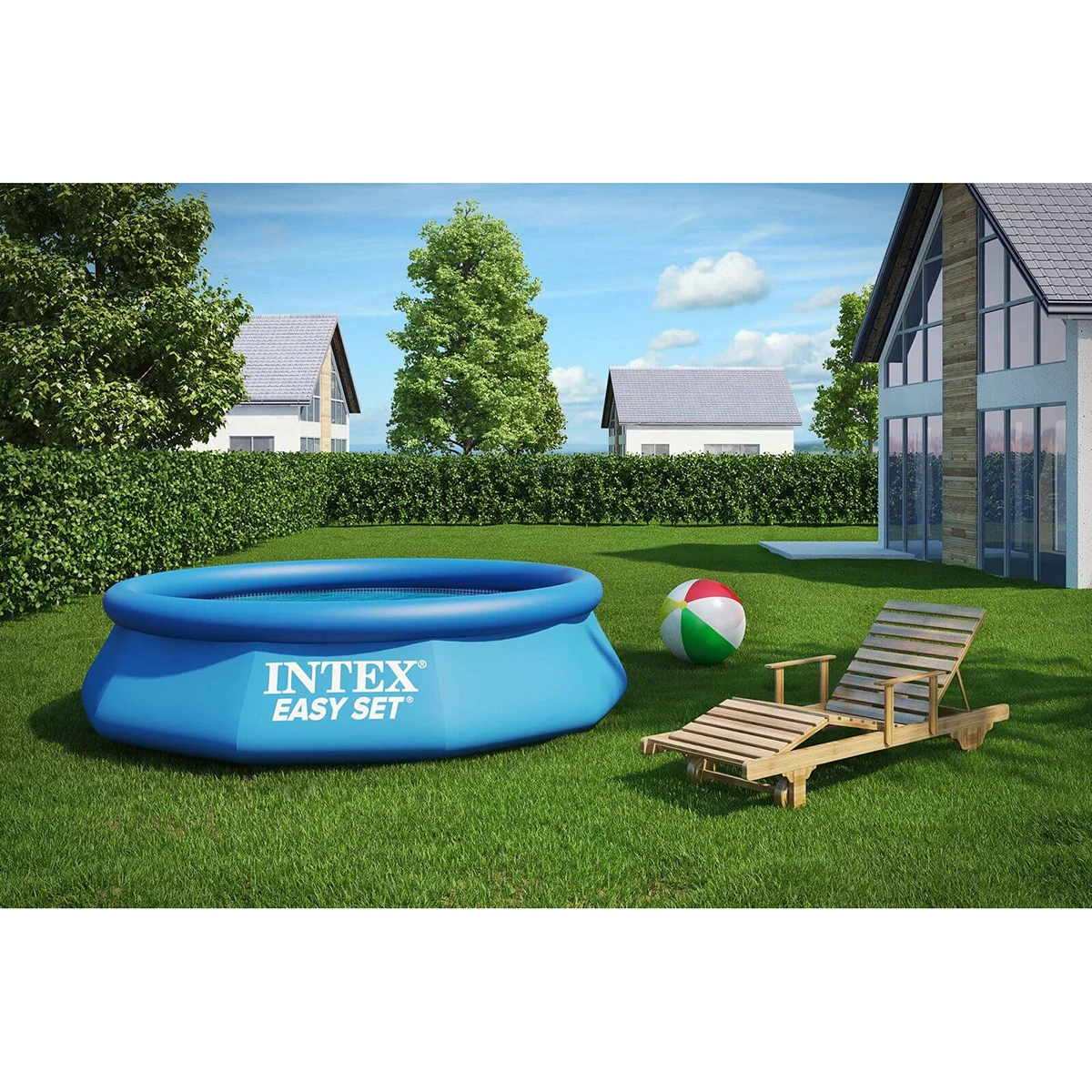 Бассейн Easy Set 3 05х0 76м + фильтр-насос 220В (28122) INTEX | Спорт и развлечения