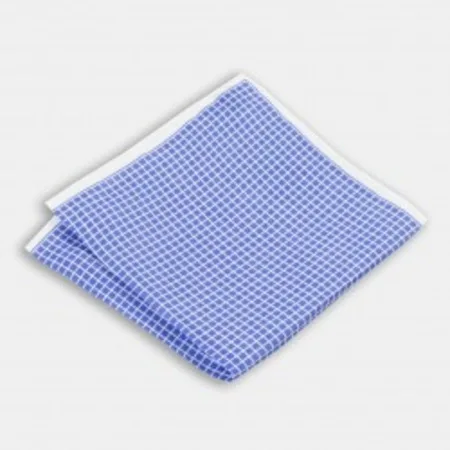 

Blue White pattern linen handkerchief 67827866