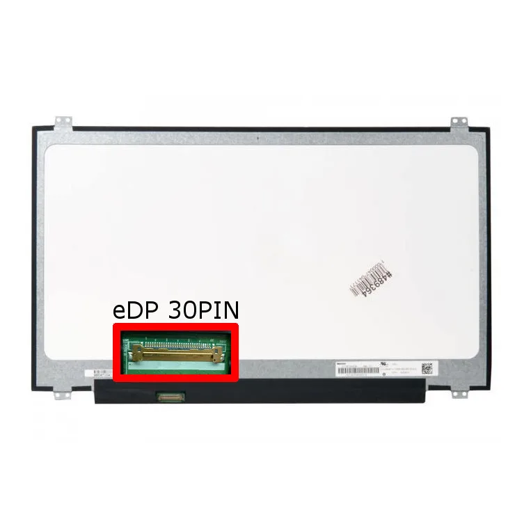 Матрица для ноутбука 17.3&quot 1600x900 LED 30 pins eDP SLIM уши вверх/вниз Глянцевая P/N: B173RT -