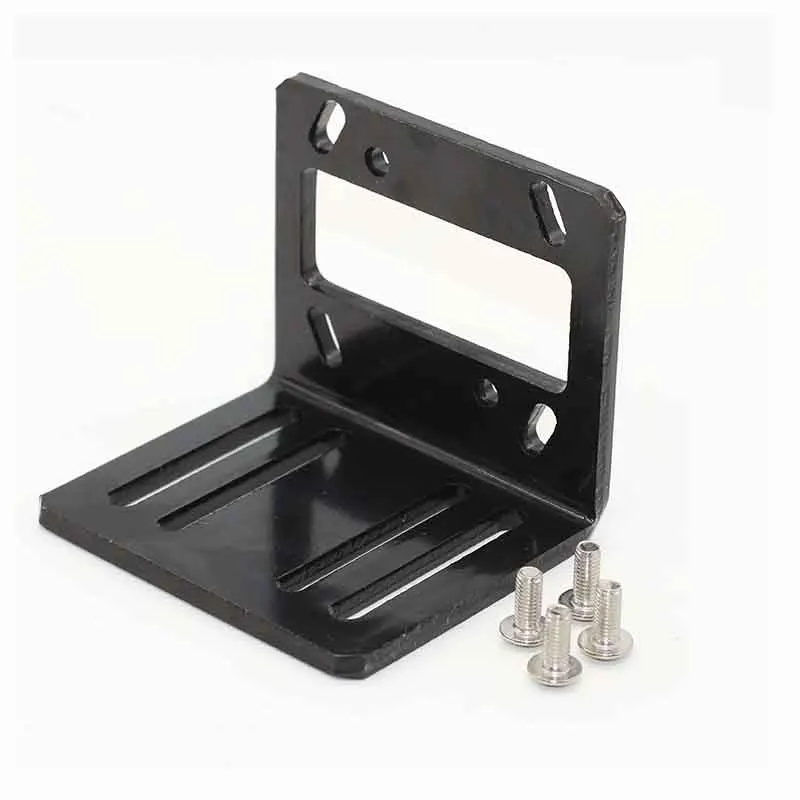 L-образный кронштейн для редуктора червячной коробки передач толщиной 5 мм из углеродистой стали WB-A5882, держатель редуктора постоянного тока