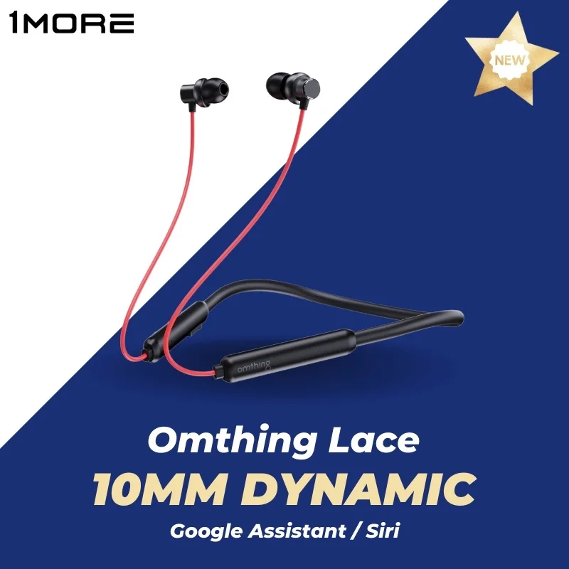 

Новый 1MORE Omthing AirFree Lace кружева Беспроводной Bluetooth наушники беспроводной спортивные наушники с беспроводные микрофоном динамик 10 мм микрофон ...