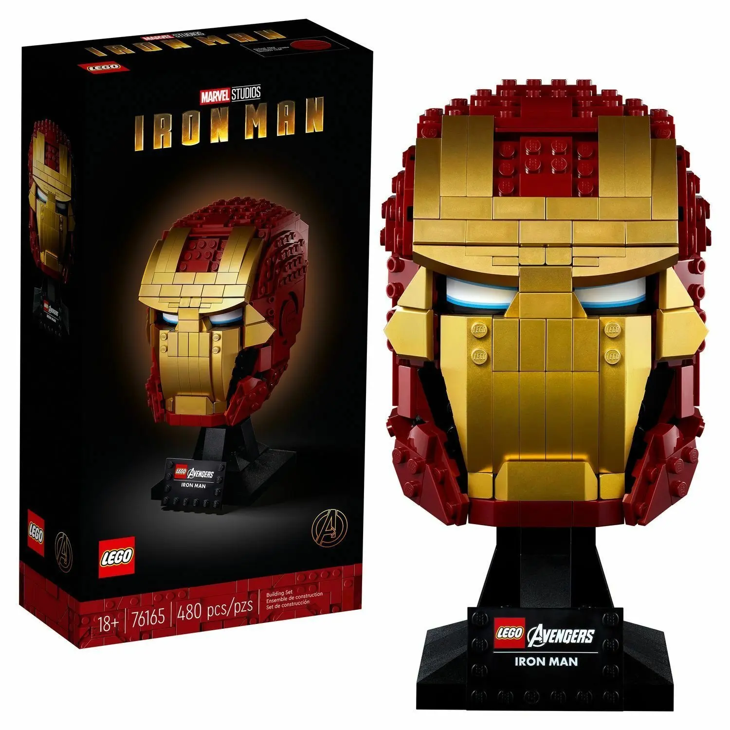 Designer Lego Marvel Super Heroes 76165 Avengers movie 4 Iron Man helmet |