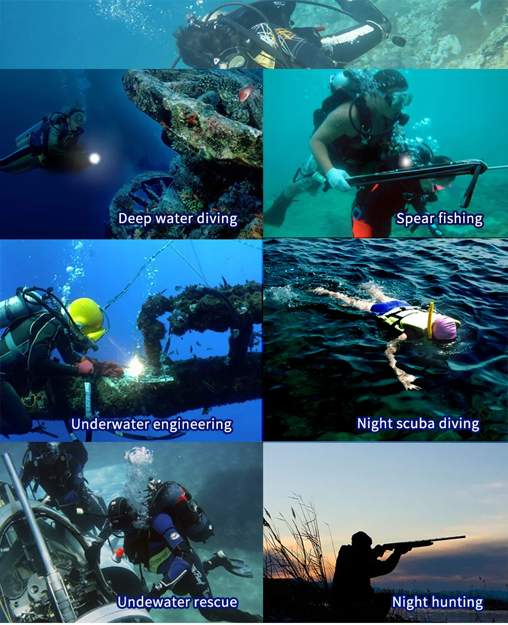 ARCHON D1A фонарь для дайвинга подводный 100 м водонепроницаемый факел фонарик для дайвинга CREE XP-E R3 Светодиодный max 75 фонарик для подводного плавания