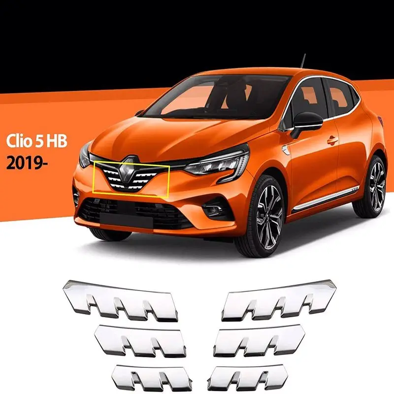 Передняя решетка для Renault Clio 5 HB 6 шт. новинка 2020 модифицированные аксессуары