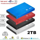 Внешний жесткий диск USB 3,0 для ноутбука и настольного компьютера 2,5 дюйма портативный жесткий диск 500 ГбТБ2 ТБ SSD Внешний HD