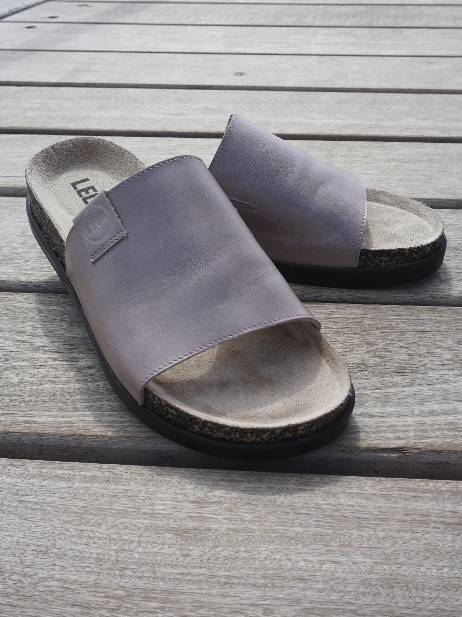 1205 | Женские тапочки сабо (темно синий)|Тапочки|