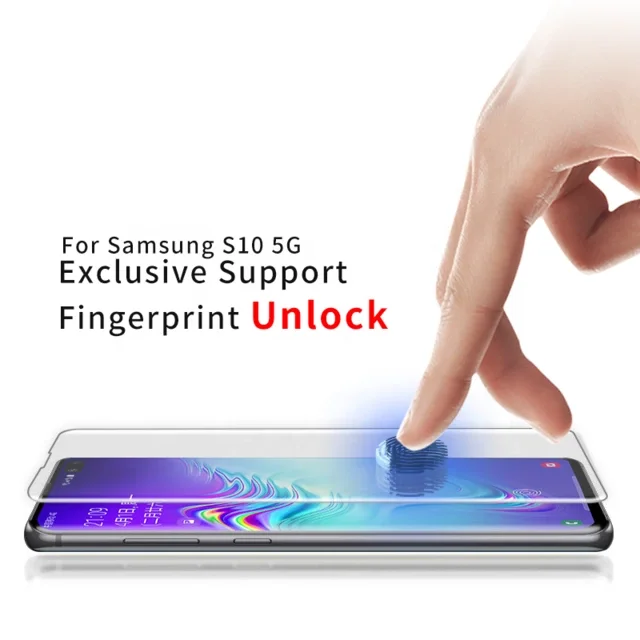 Защитное стекло Samsung galaxy s20 Plus 20 + Изогнутое противоударное Олеофобное закаленное