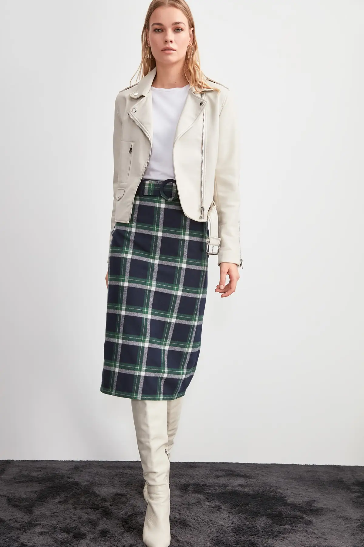 Юбка с поясом TWOAW20ET0508|Женские юбки| |