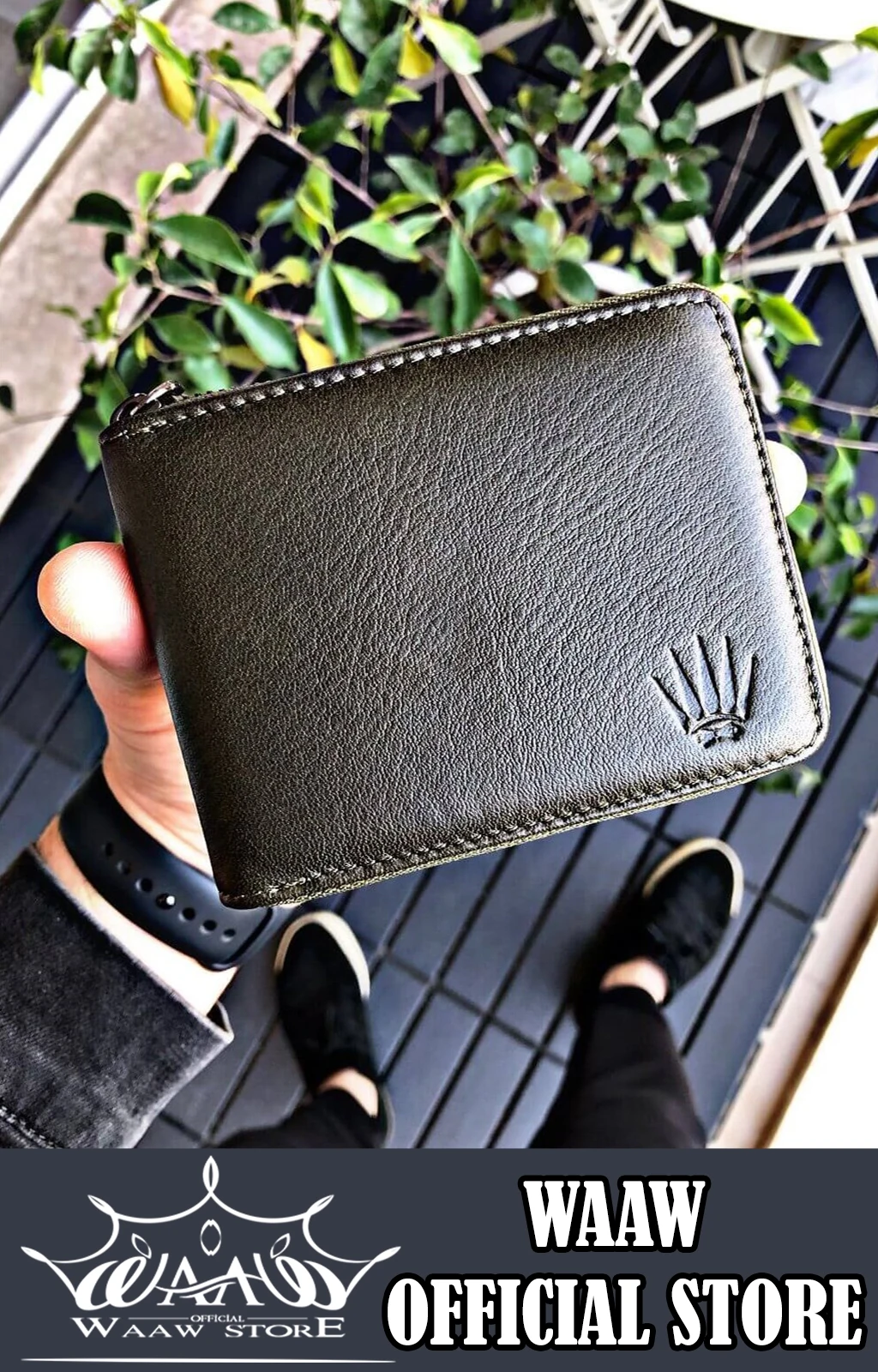 

Waaw A1055 genuine leather wallet nisex money 1st class workmanship best selling made in turkey 10.5x8.5 cm