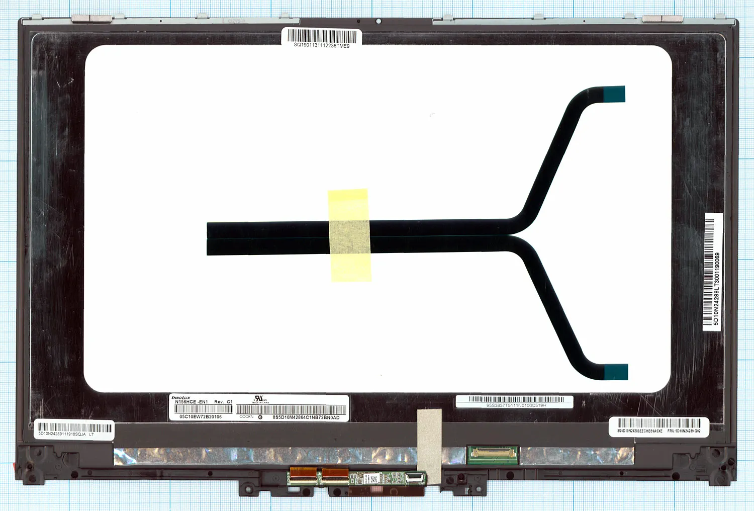 Модуль (матрица + тачскрин) для Lenovo Yoga 720-15IKB FHD черный с рамкой |