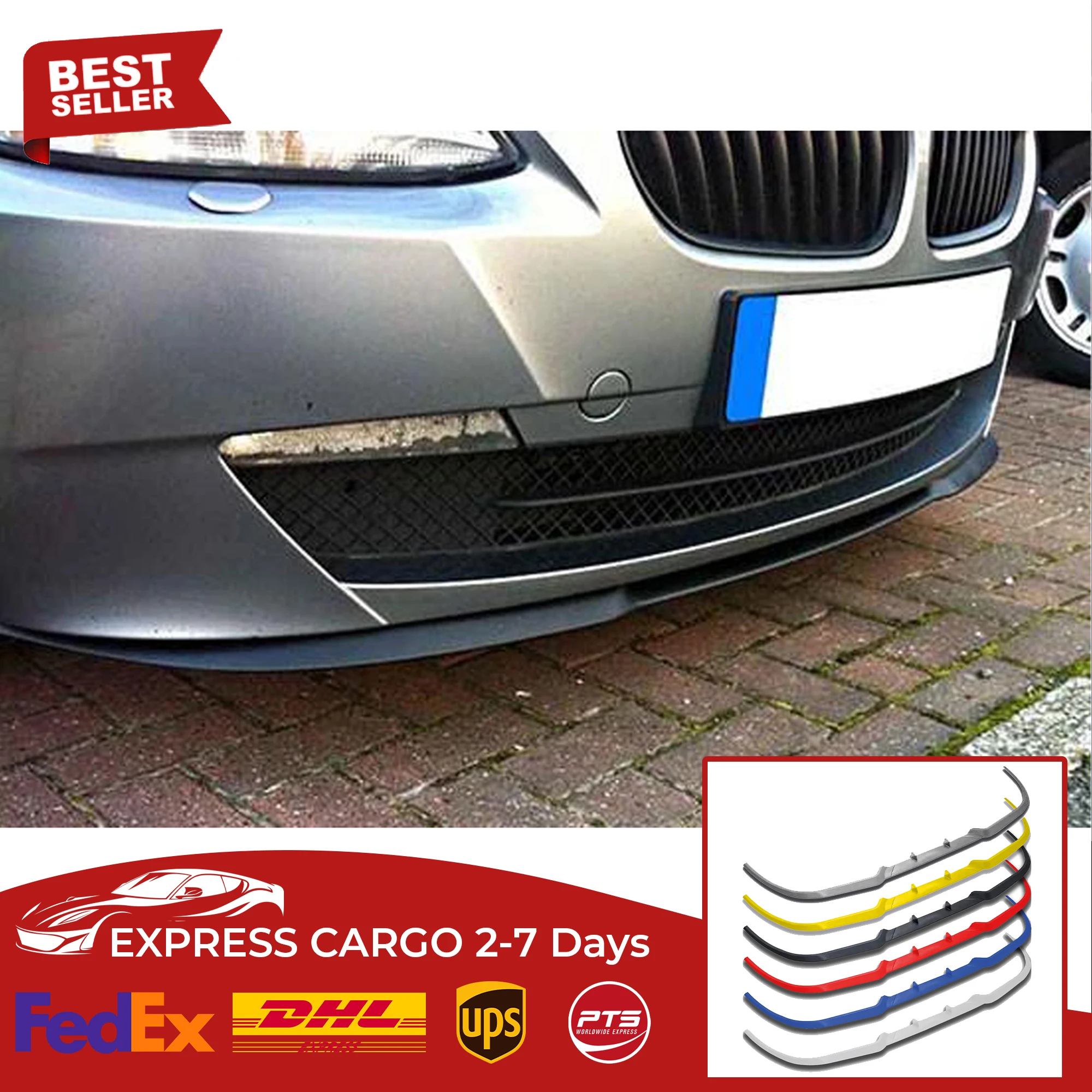 

3 шт., универсальный передний спойлер для BMW Z4 E85 E86 Roadster CUPRA R