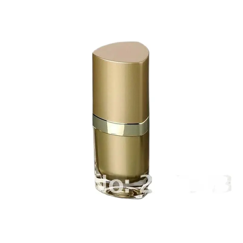 

15ml gold triangle shape press pump lotion.emusion bottle,cosmetic container,press pump bottle ,Cosmetic bottle