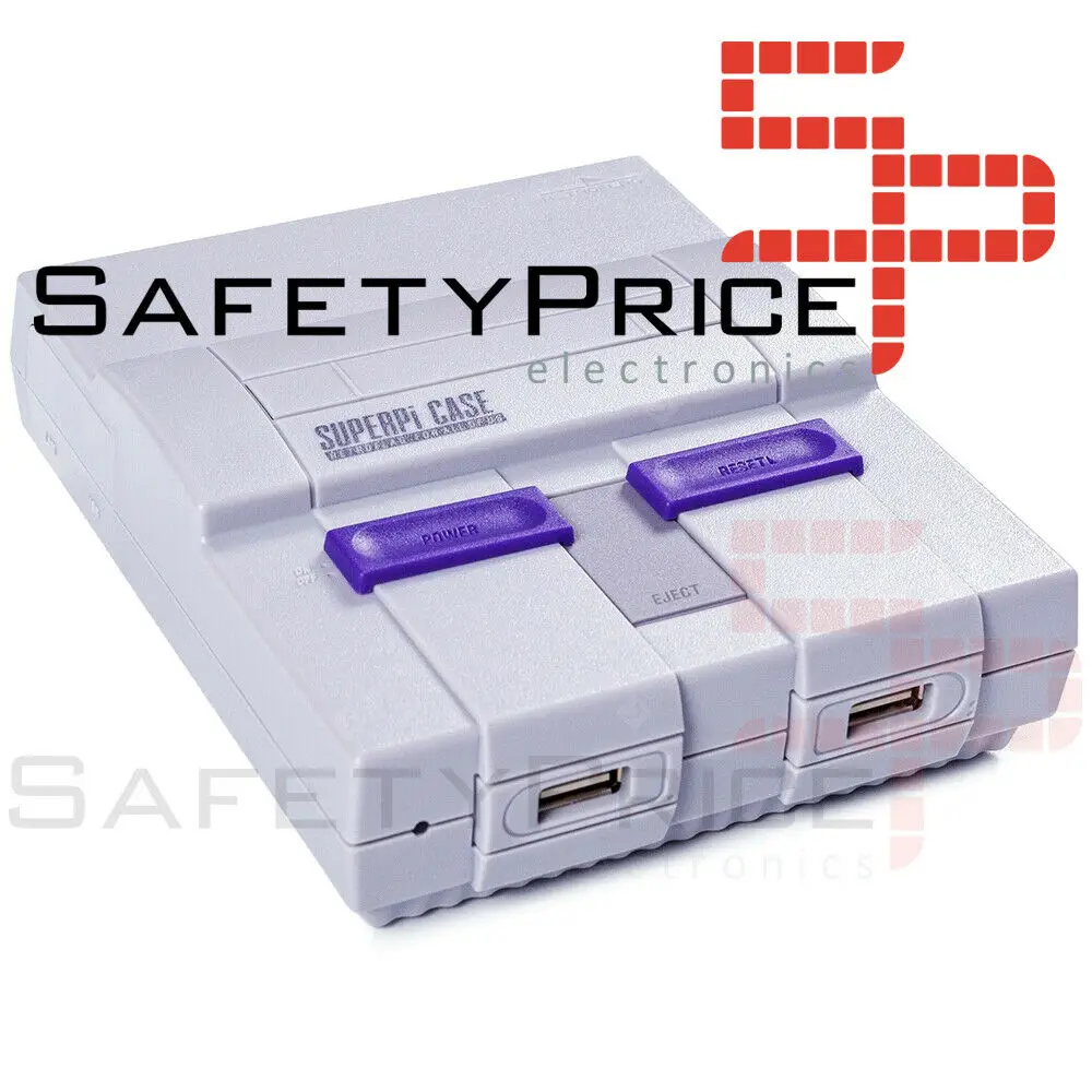 Чехол для Super Nintendo Superpi Retroflag Raspberry DIY NTSC Snes style|Хранилища электроники| |