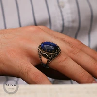 agate aqeeq 925 silver mens ring mens jewelry stamped with silver stamp 925 all sizes are available
