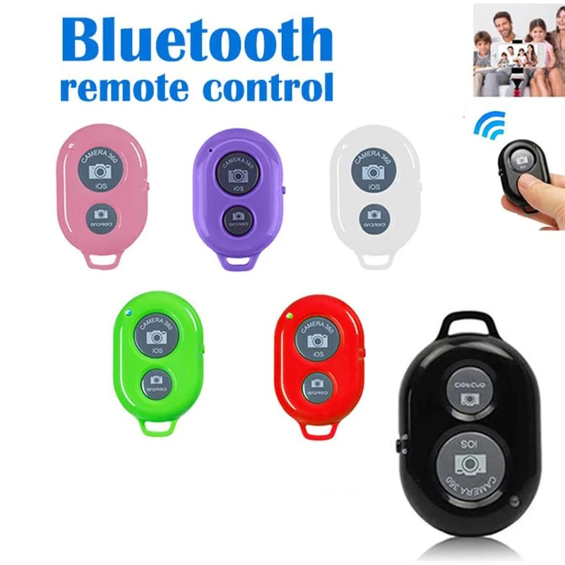 

New Bluetooth Camera Shutter Remote Control Wireless Camera Shutter for iOS Android Self-Timer Camera Stick Shutter Controller