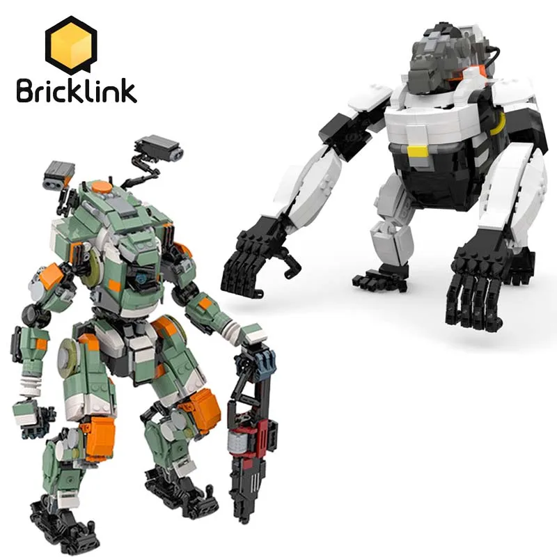 Bricklin Creative Expert Technical Game Robot Titanfalls 2 BT-7274 Vanguard-class Titan Mecha Building Blocks Toys For Children