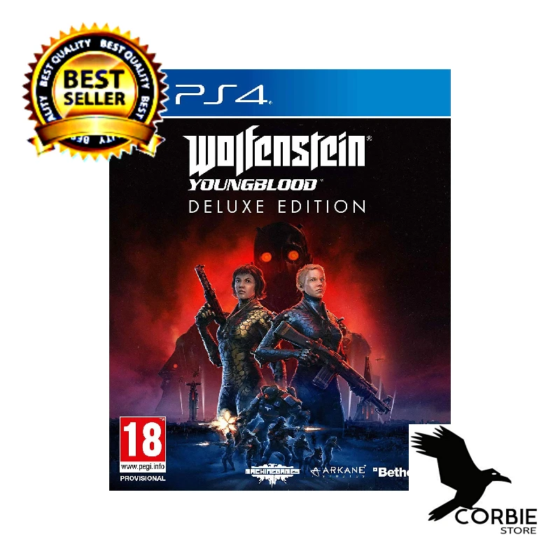 

Wolfenstein Youngblood Deluxe Edition Ps4 Game Original Playstation 4 Game