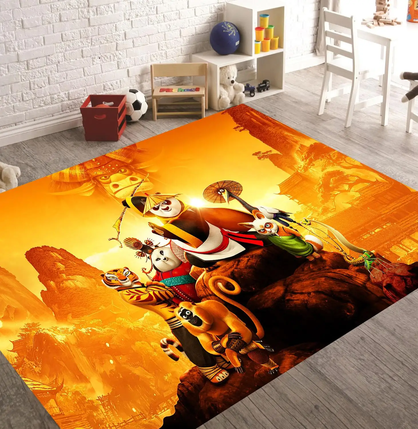 

Kungfu Panda3 Patterned Carpet ,Non Slip Floor Carpet,Teen's Carpet,Turkish Rug