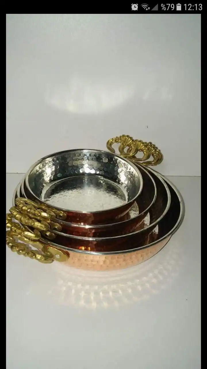 

Handmade from Natural Copper 3 set for Healthy Life Turkish Coffee Coffee Pot Turkish Culture Ramadan Muslm sets