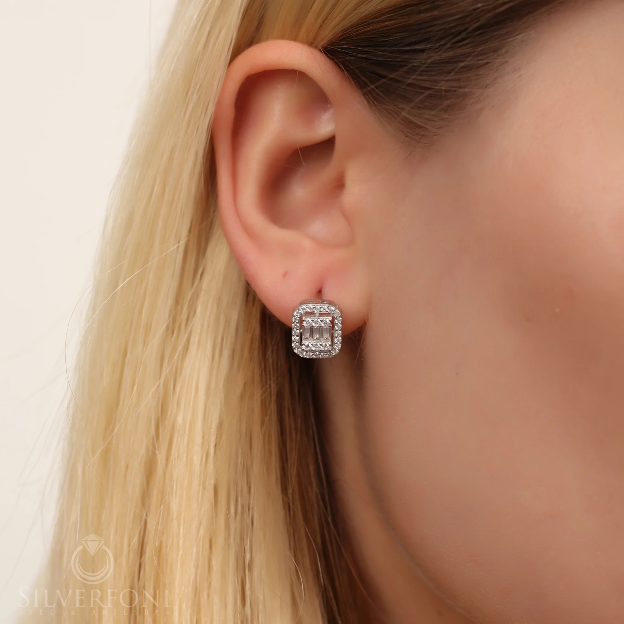 Ensemble de baguettes en argent regardé 925, anniversaire, fiançailles, alliance, bijoux à breloques, mode des travailleurs, qualité supérieure, modèle 1