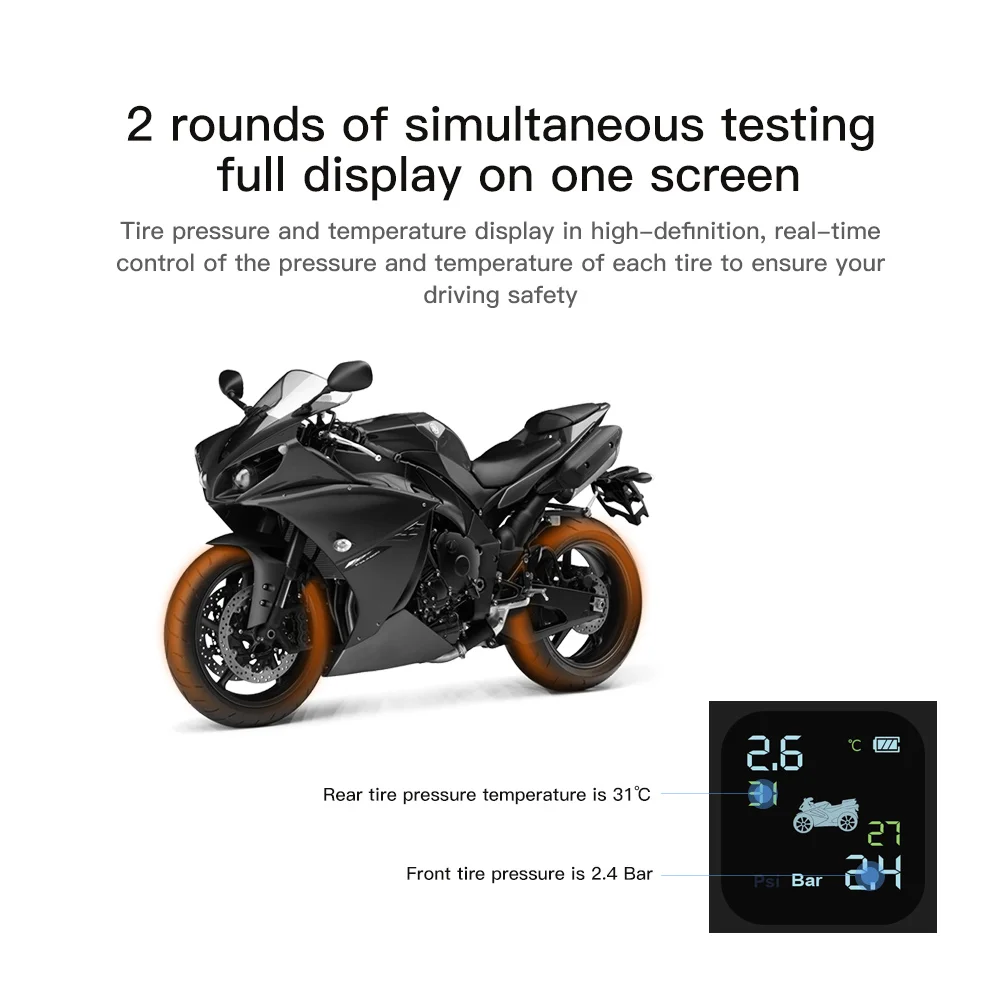 2020 сигнализация давления в шинах TPMS 2 шт. датчик направления компас шины для