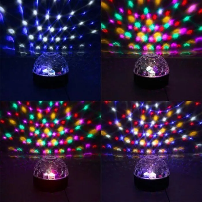 Светодиодный Диско-шар (дискошар) LED RGB Magic Ball Light BlueTooth (с MP3-плеером и ПДУ) RZ-026 |