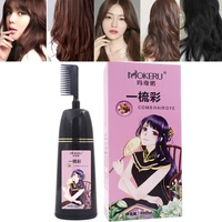 dye brush 400ml hair dye comb natural organic hair dye comb plant hair color shampoo easy to color energetic color