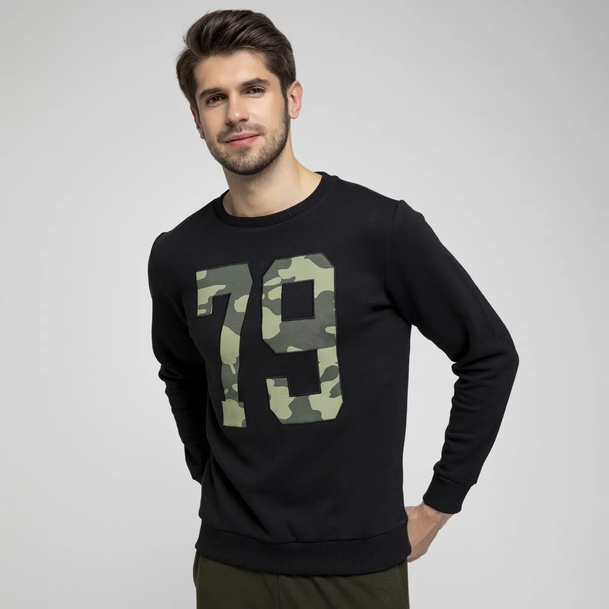 Мужская толстовка FLO THOR 2 SWEAT Black|Мужские толстовки и свитшоты| |