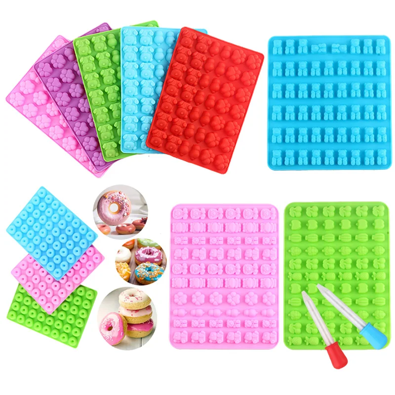 Мини-пончик медведь динозавр фрукты Животные сердце жевательные силиконовые