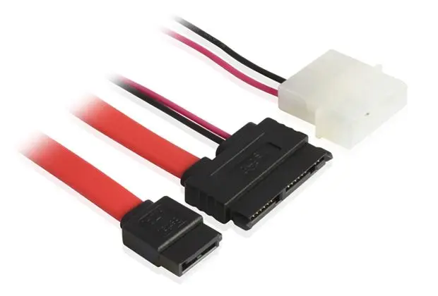 GCR Комплект кабелей 0.5m micro SATA 16pin / II до 3Gbps 7pin Molex 4pin |