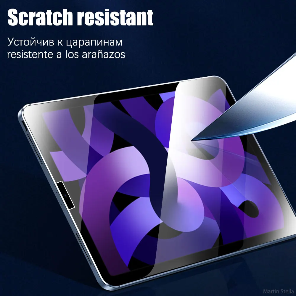Закаленное стекло для защиты экрана Apple Ipad Air 5 4 2022 Pro 11 2018 9 7 дюйма 10 2 6-го 5-го