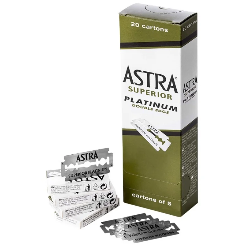 Двойные лезвия для бритвы Astra Superior Platinum|Бритва| |