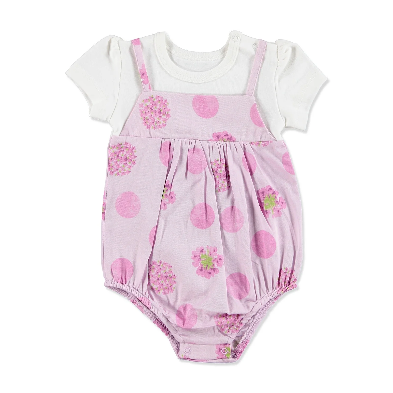 Ebebek HelloBaby/летнее боди в горошек с цветочным рисунком для маленьких девочек| |