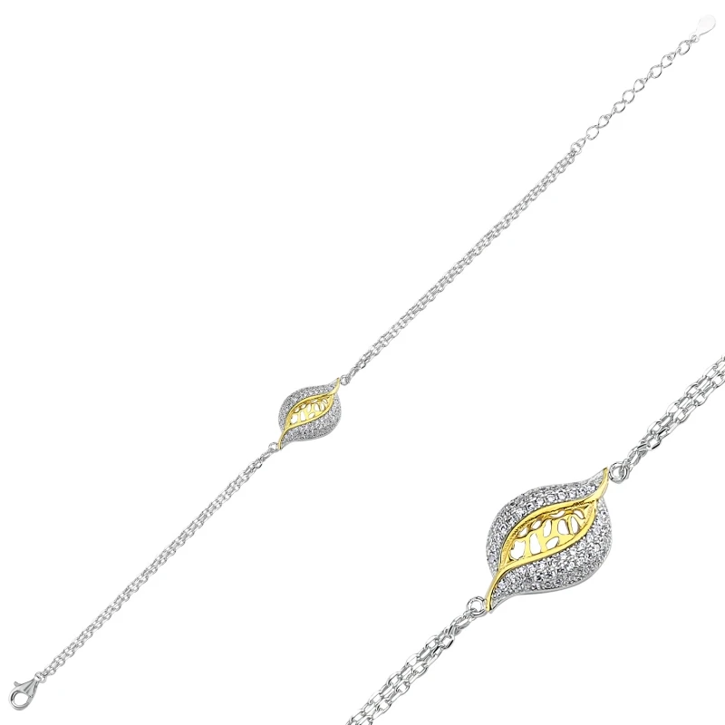 

Silver 925 Sterling Zircon Cubic Zirconia Bracelet