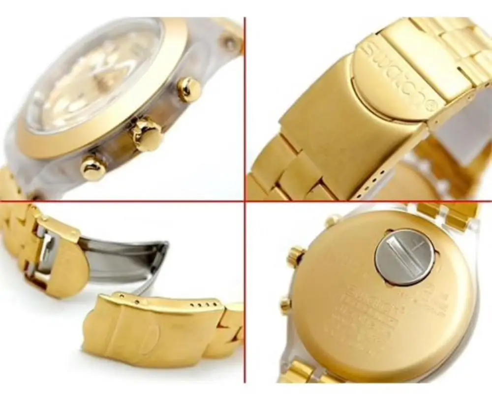 Образец золото Для женщин часы швейцарские высокое качество оригинальный