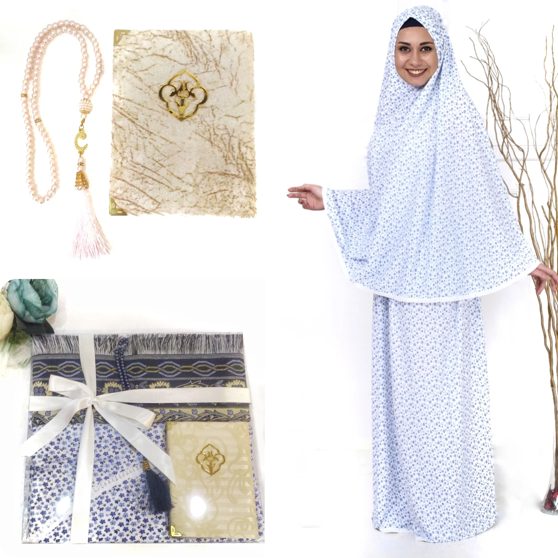 Мусульманский молитвенный набор с полным покрытием, Молитвенное платье, подарок, четы Yaseen, сиджадат, мусульманский турецкий женский Рамада...