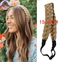 yingrun bohemian braided hair band synthetic elastic braided hair band twist headband headwear princess styling accessorie