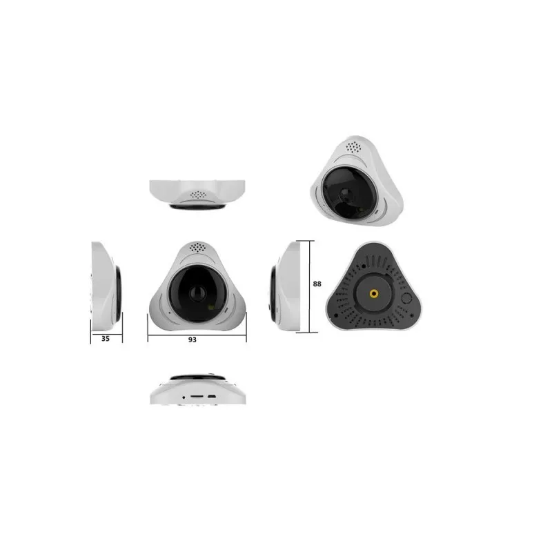 FishEye IP камера видеонаблюдения Zodikam 360W Fish Eye | Безопасность и защита