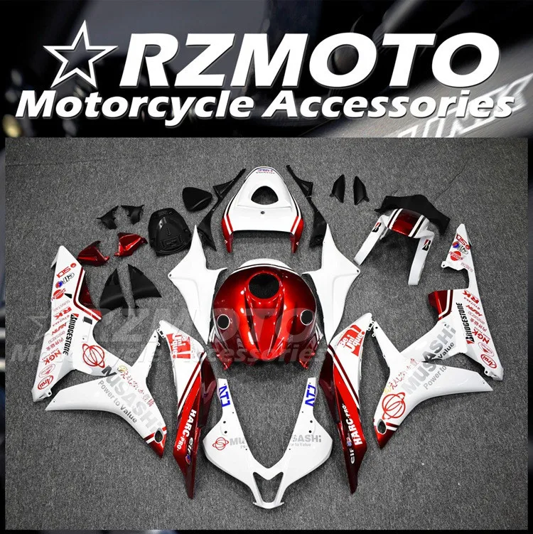 

Новый комплект обтекателей из АБС-пластика под давлением Подходит для HONDA CBR600RR F5 2007 2008 07 08 комплект обтекателей красного и белого цвета
